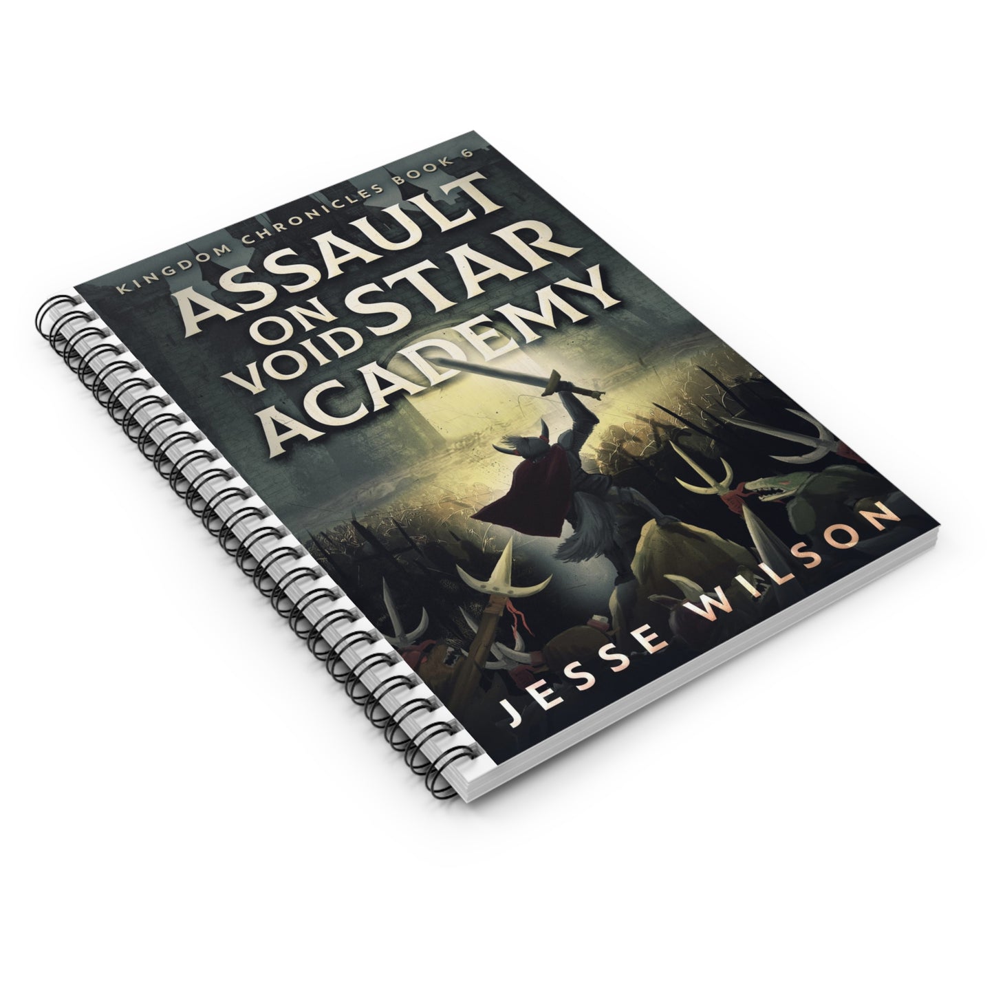 Assault On Void Star Academy - Spiral Notebook