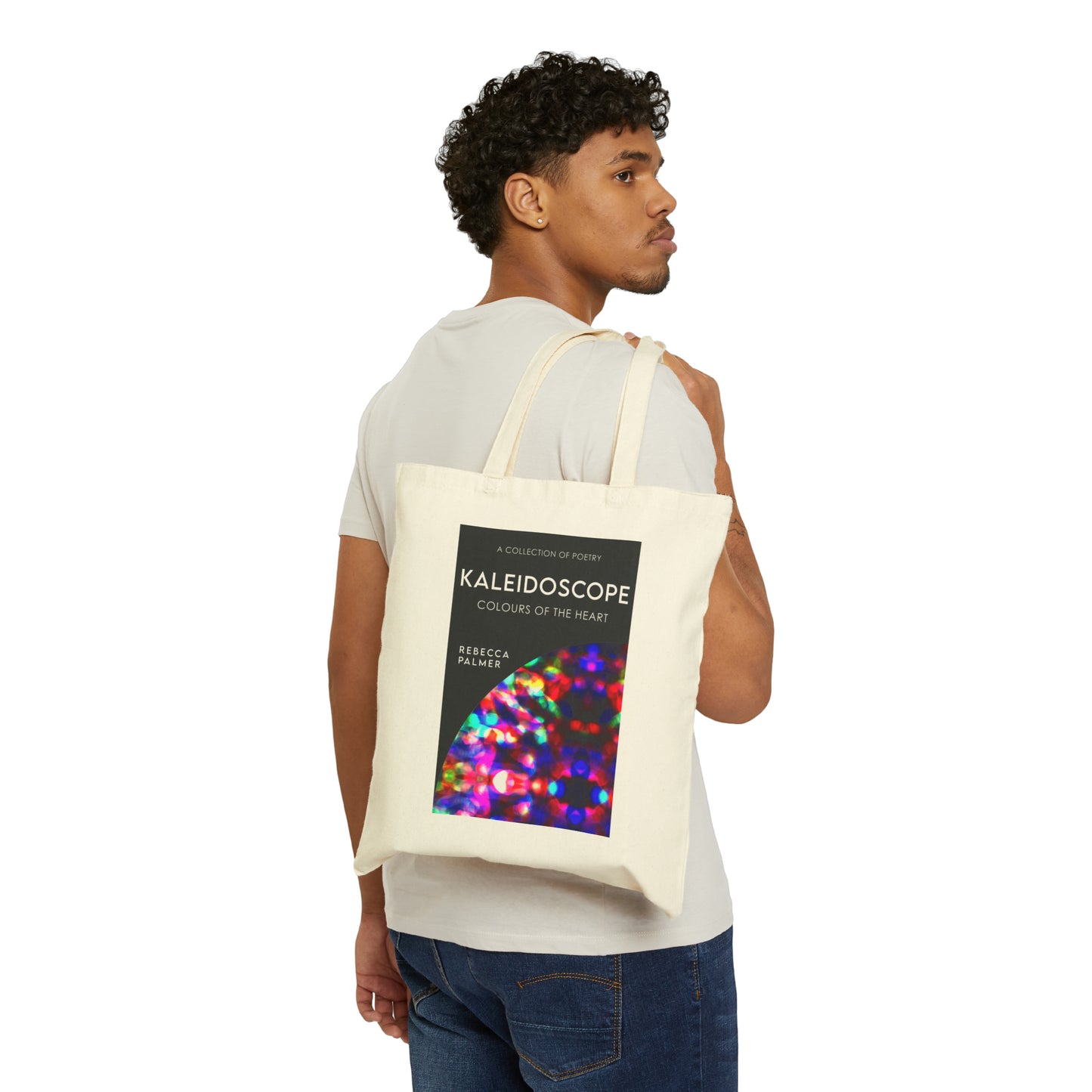 Kaleidoscope - Colours Of The Heart - Cotton Canvas Tote Bag