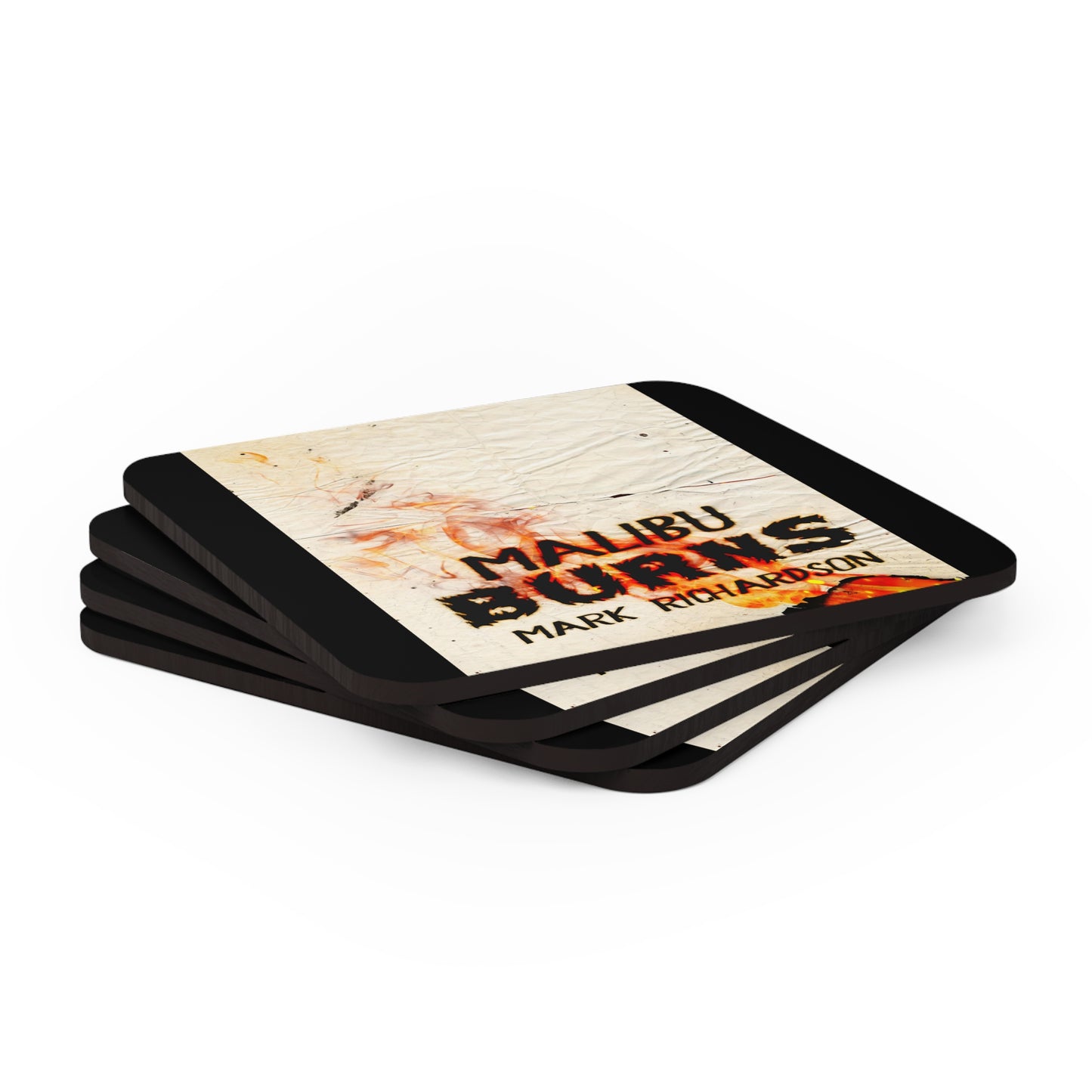 Malibu Burns - Corkwood Coaster Set