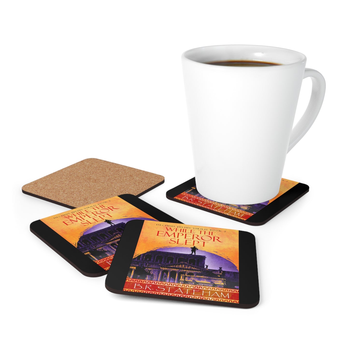 While The Emperor Slept - Corkwood Coaster Set