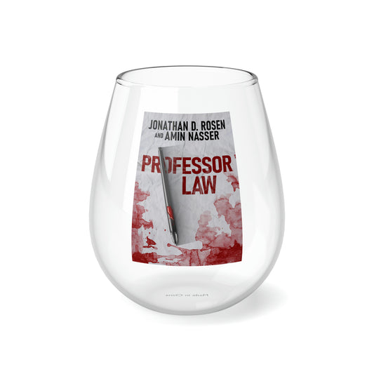 Professor Law - Stemless Wine Glass, 11.75oz