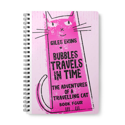 Bubbles Travels In Time - A5 Wirebound Notebook