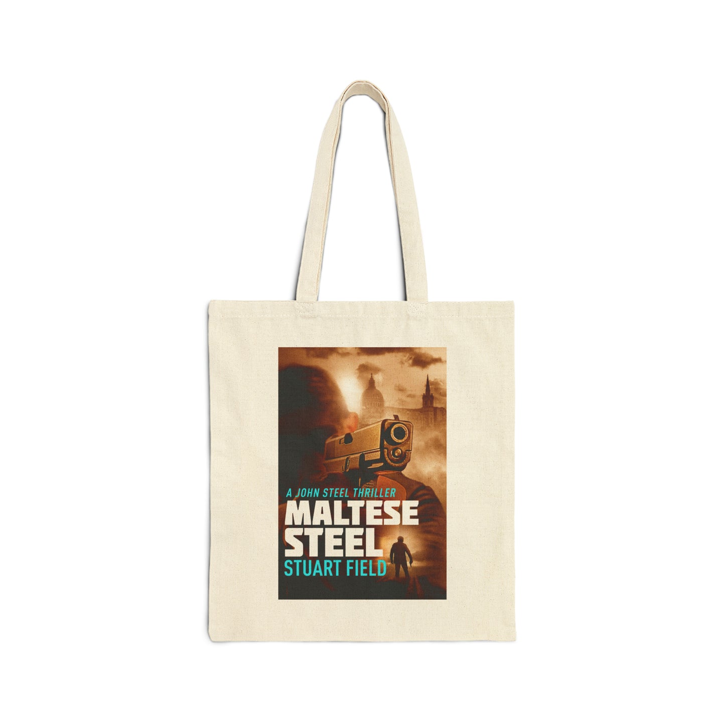 Maltese Steel - Cotton Canvas Tote Bag