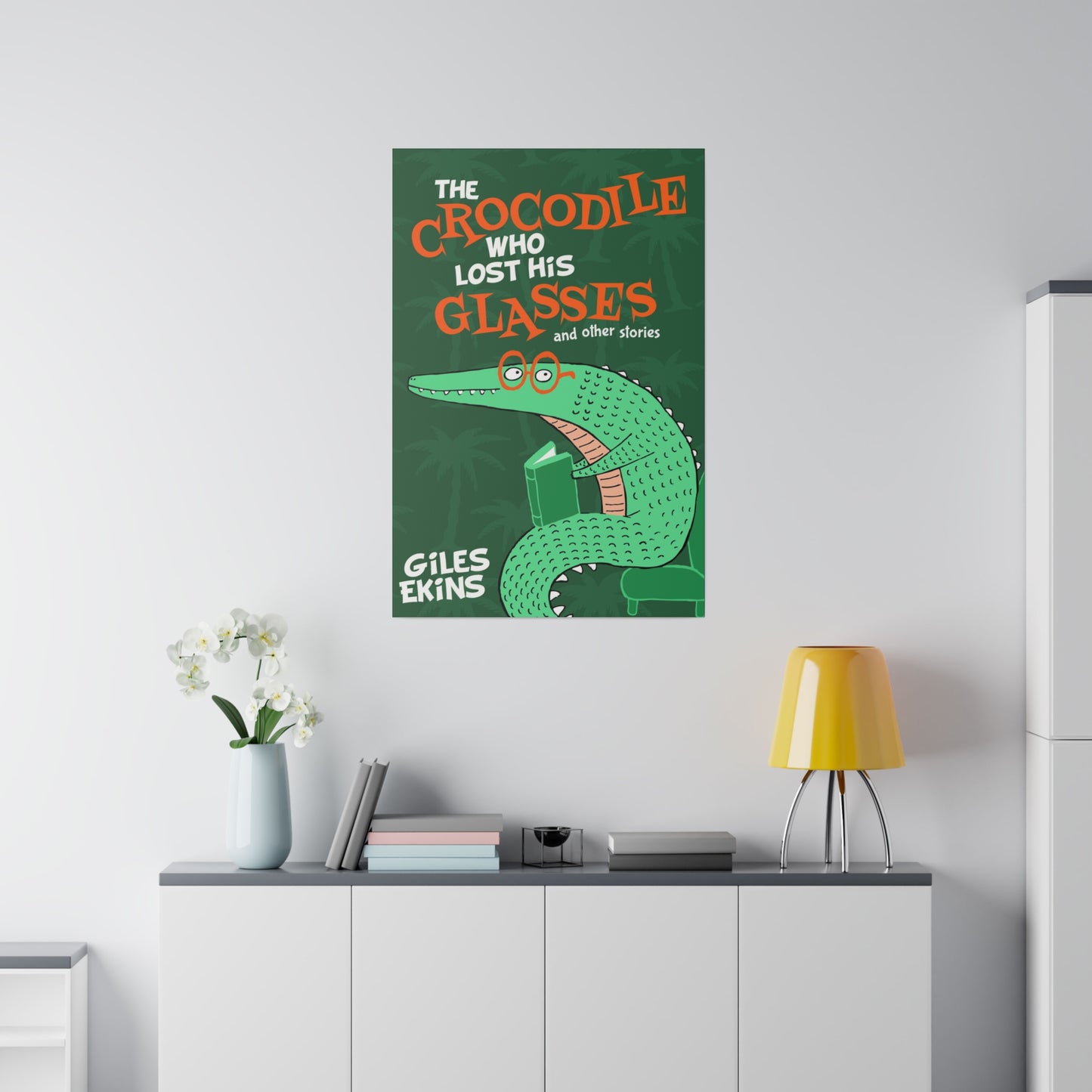 The Crocodile Who Lost His Glasses - Canvas