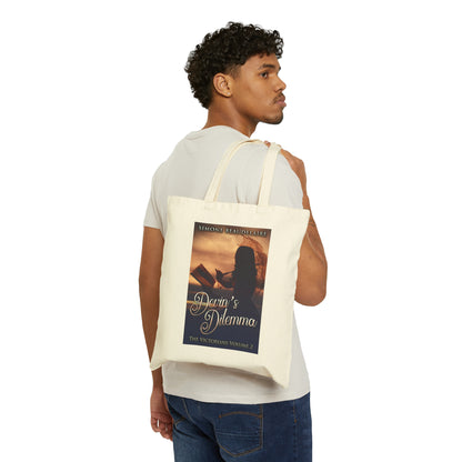 Devin's Dilemma - Cotton Canvas Tote Bag