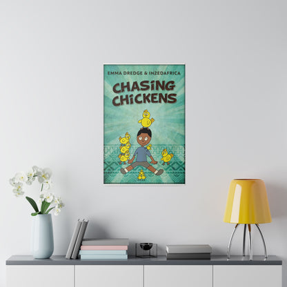 Chasing Chickens - Canvas