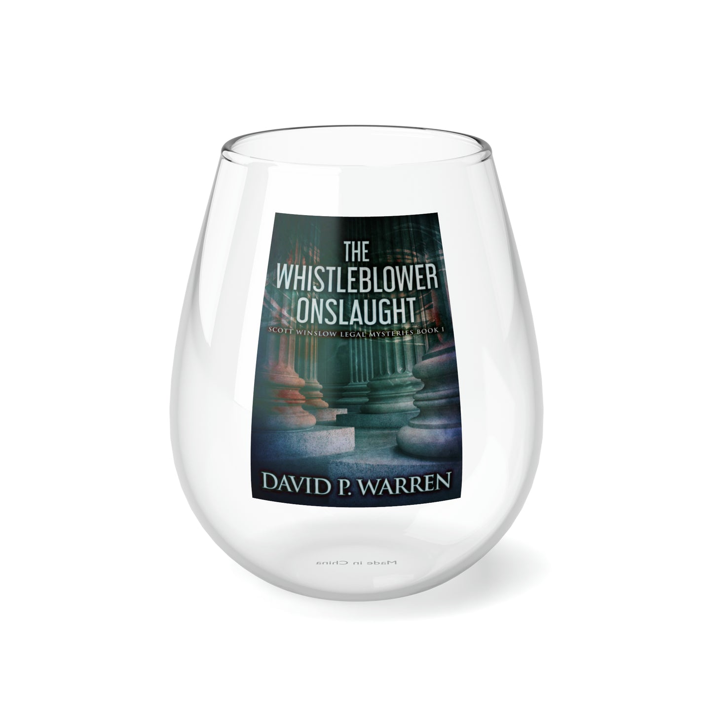 The Whistleblower Onslaught - Stemless Wine Glass, 11.75oz