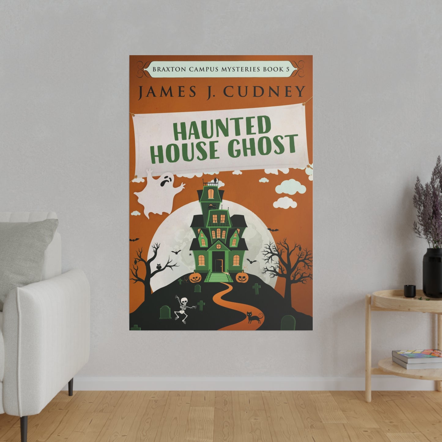 Haunted House Ghost - Canvas