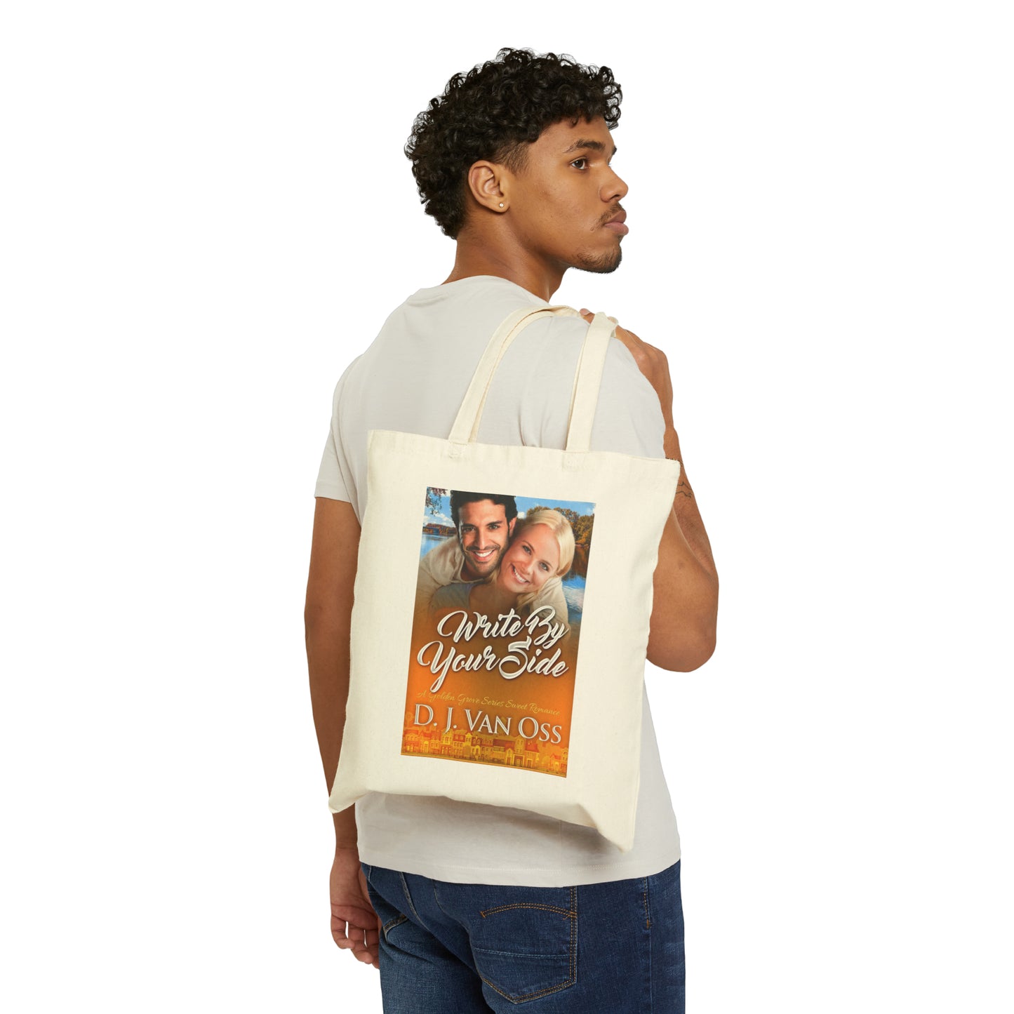 Write By Your Side - Cotton Canvas Tote Bag