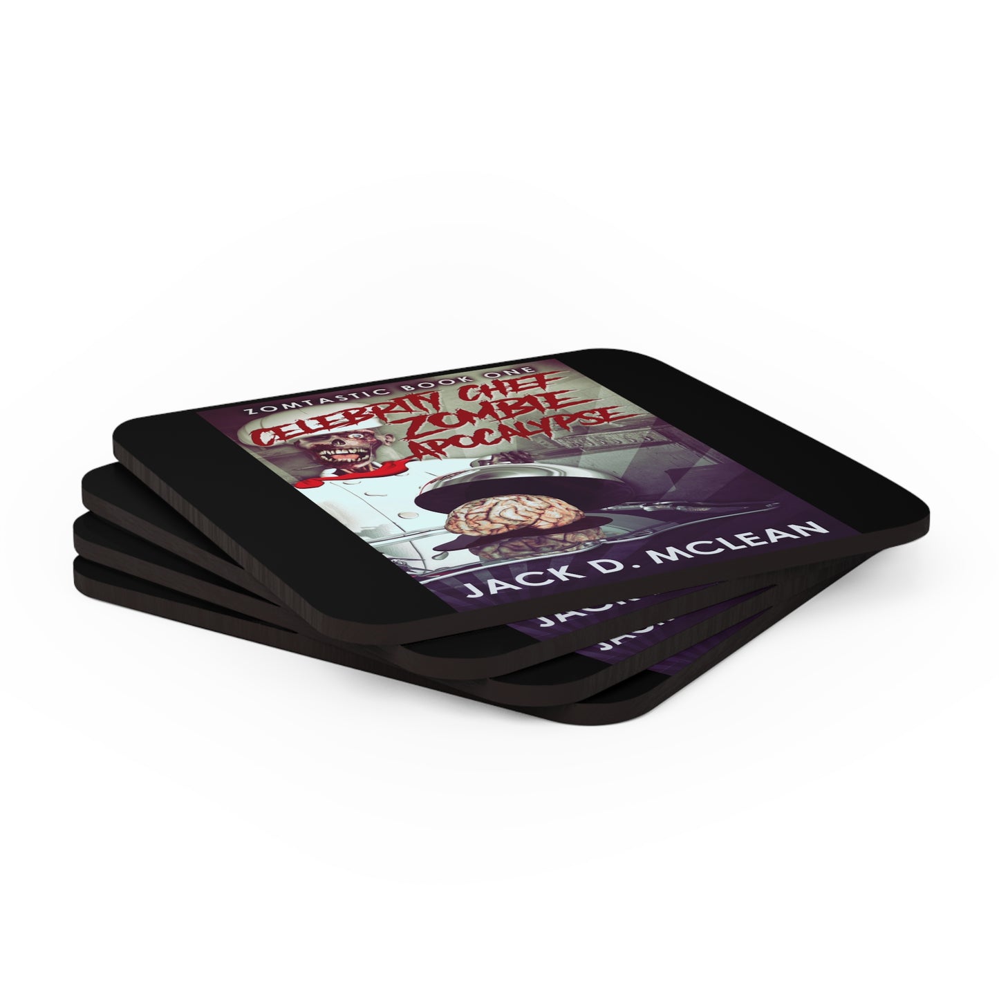 Celebrity Chef Zombie Apocalypse - Corkwood Coaster Set