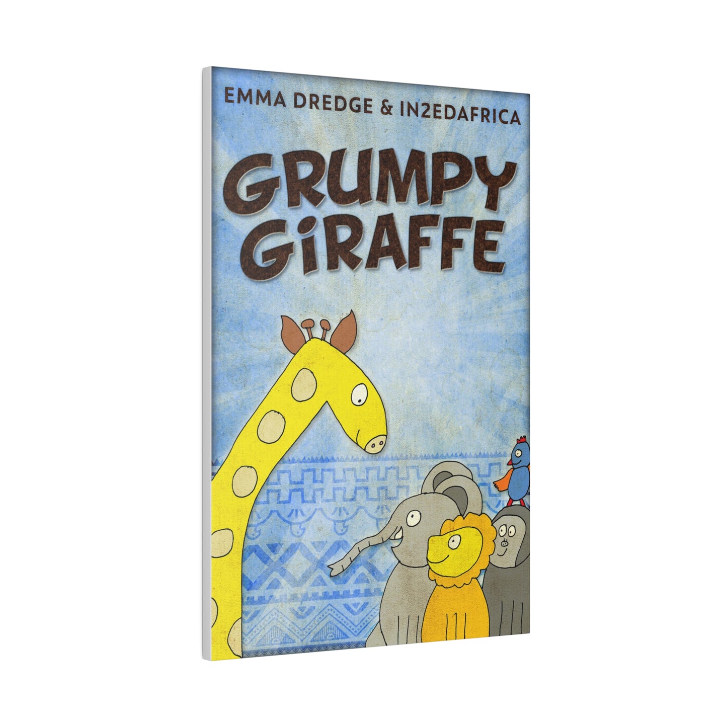 Grumpy Giraffe - Canvas