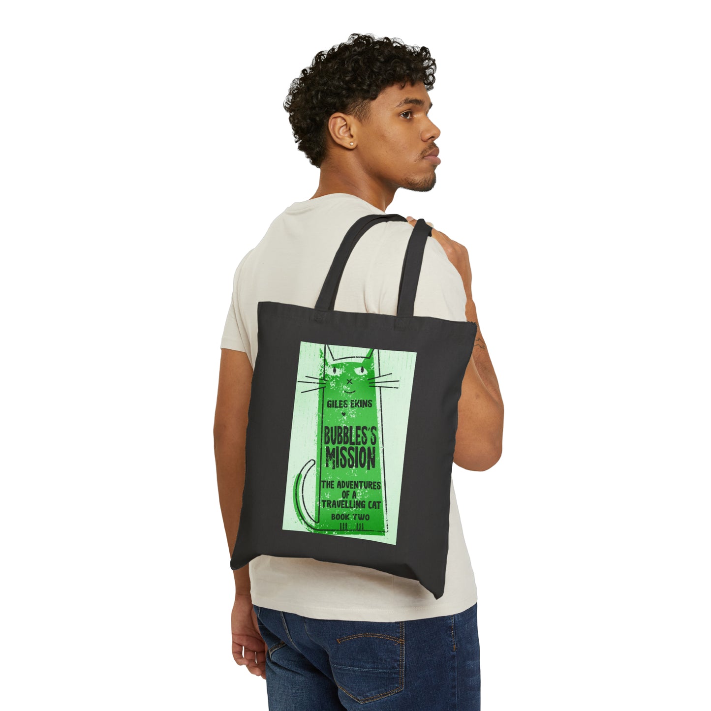 Bubbles's Mission - Cotton Canvas Tote Bag