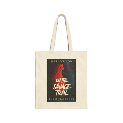 On The Savage Trail - Cotton Canvas Tote Bag