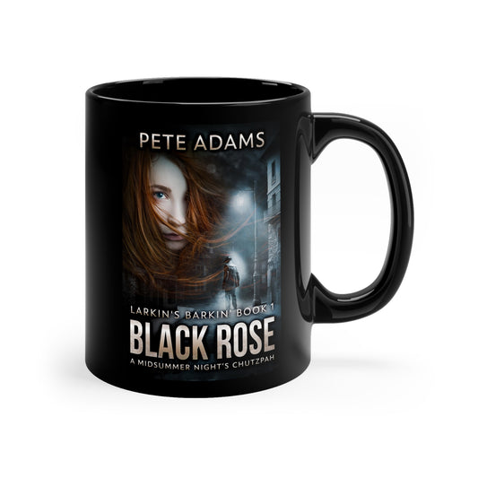 Black Rose - Black Coffee Mug