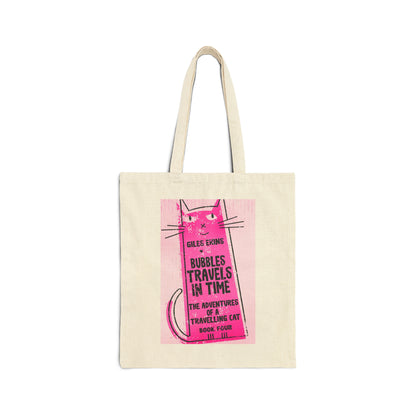 Bubbles Travels In Time - Cotton Canvas Tote Bag