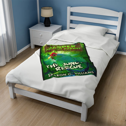 The Jungle Rescue - Velveteen Plush Blanket