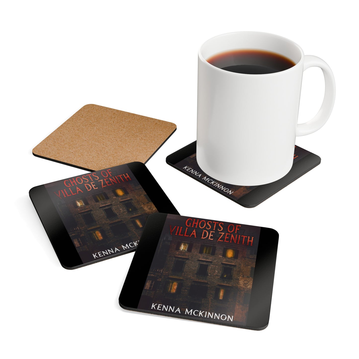 Ghosts of Villa de Zenith - Corkwood Coaster Set