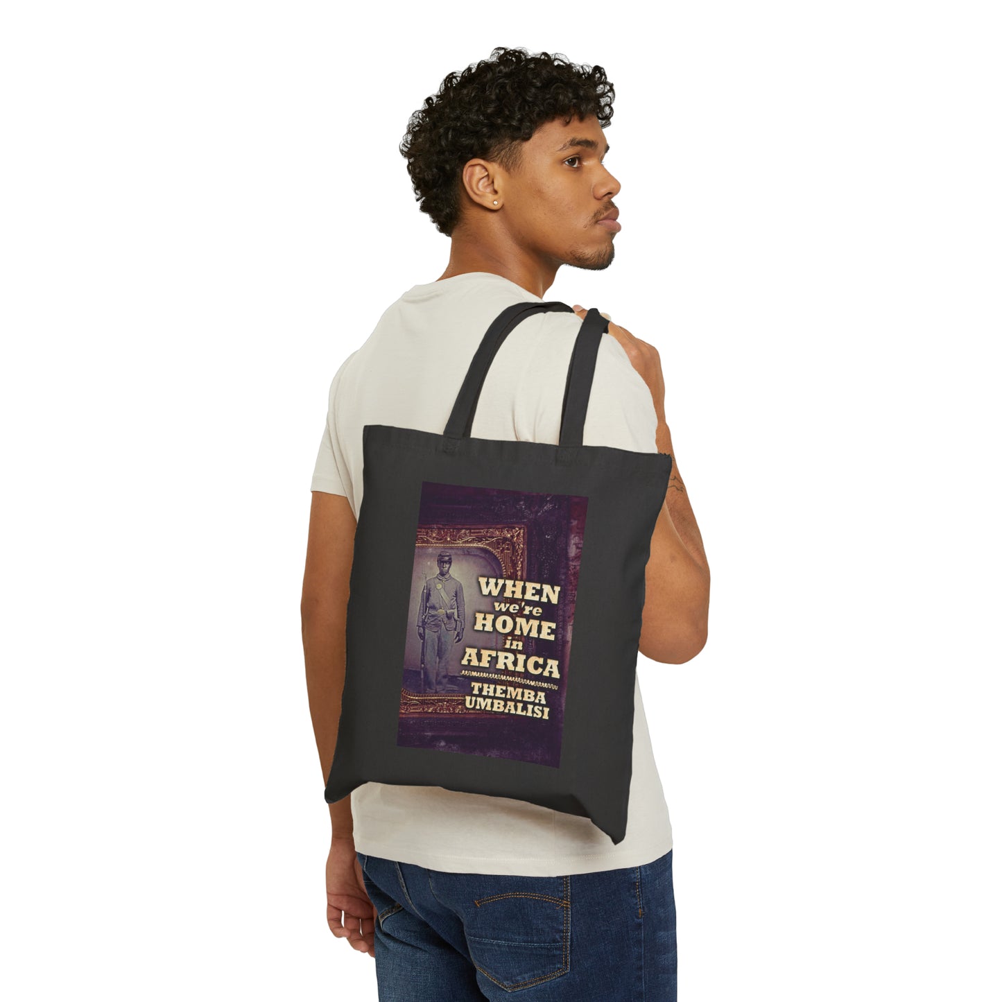 When We're Home In Africa - Cotton Canvas Tote Bag