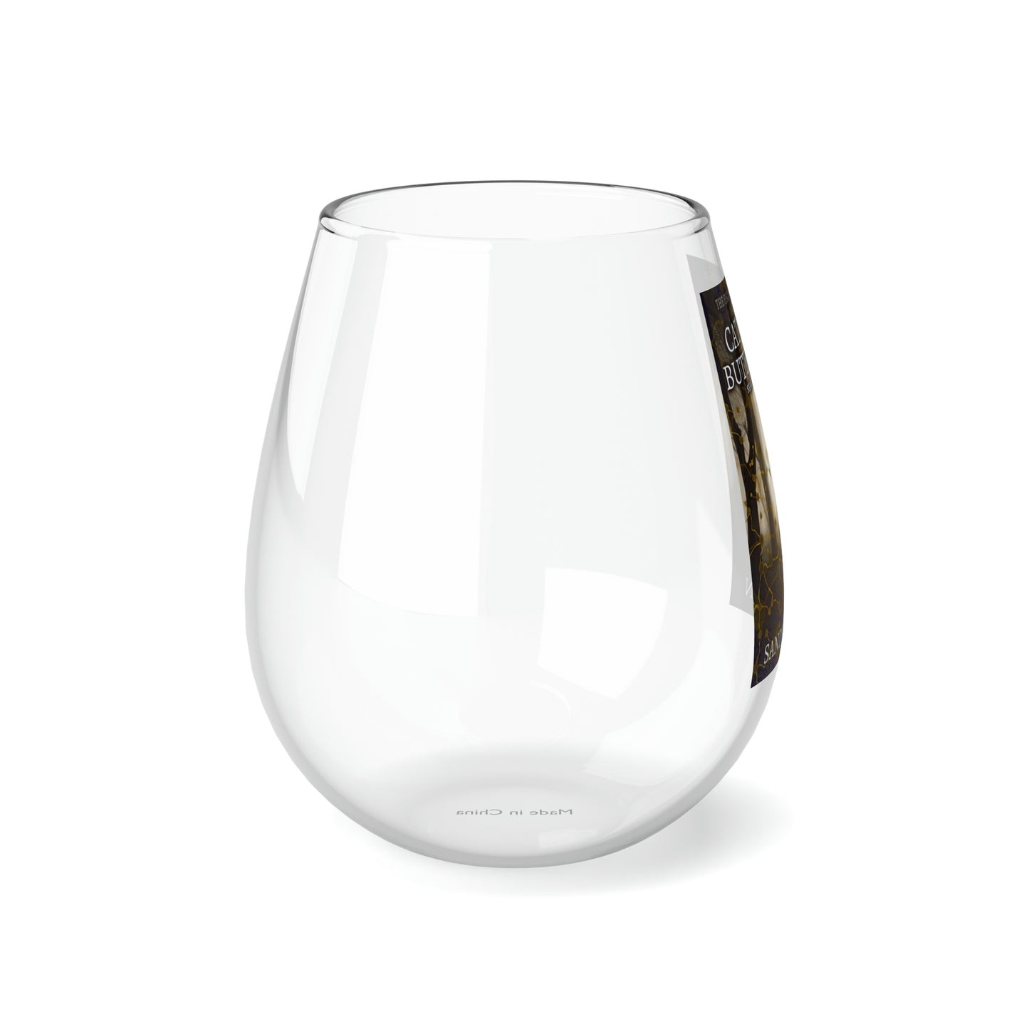 Catching Butterflies - Stemless Wine Glass, 11.75oz