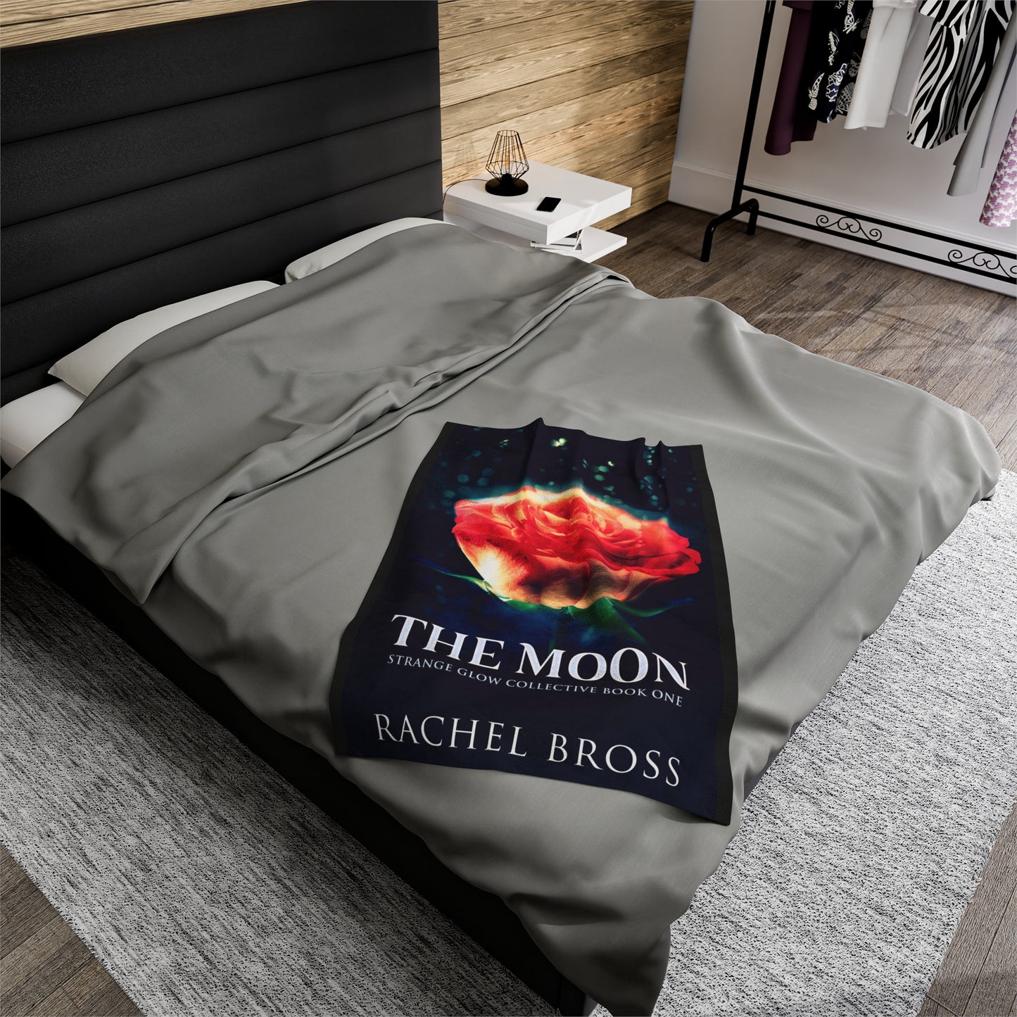 The Moon - Velveteen Plush Blanket