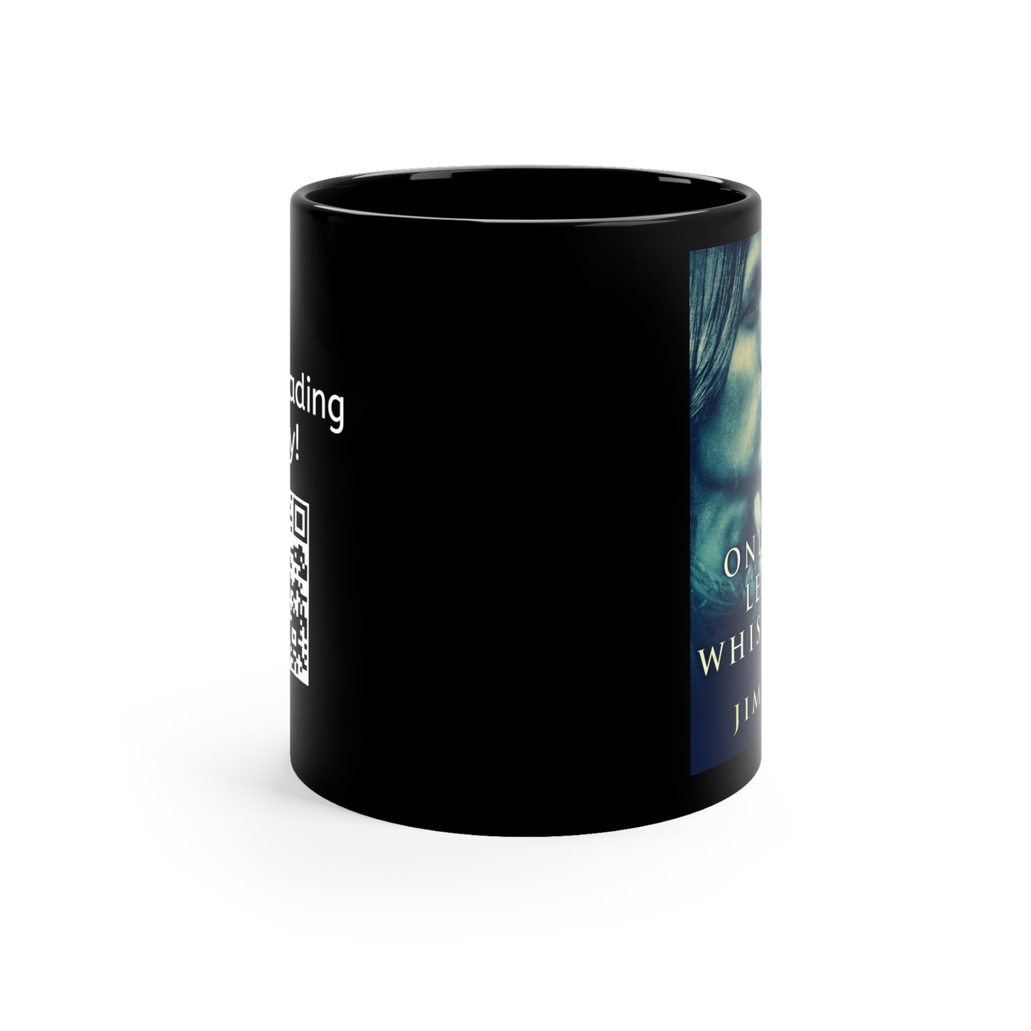 Only The Leaves Whispering - Black Coffee Mug