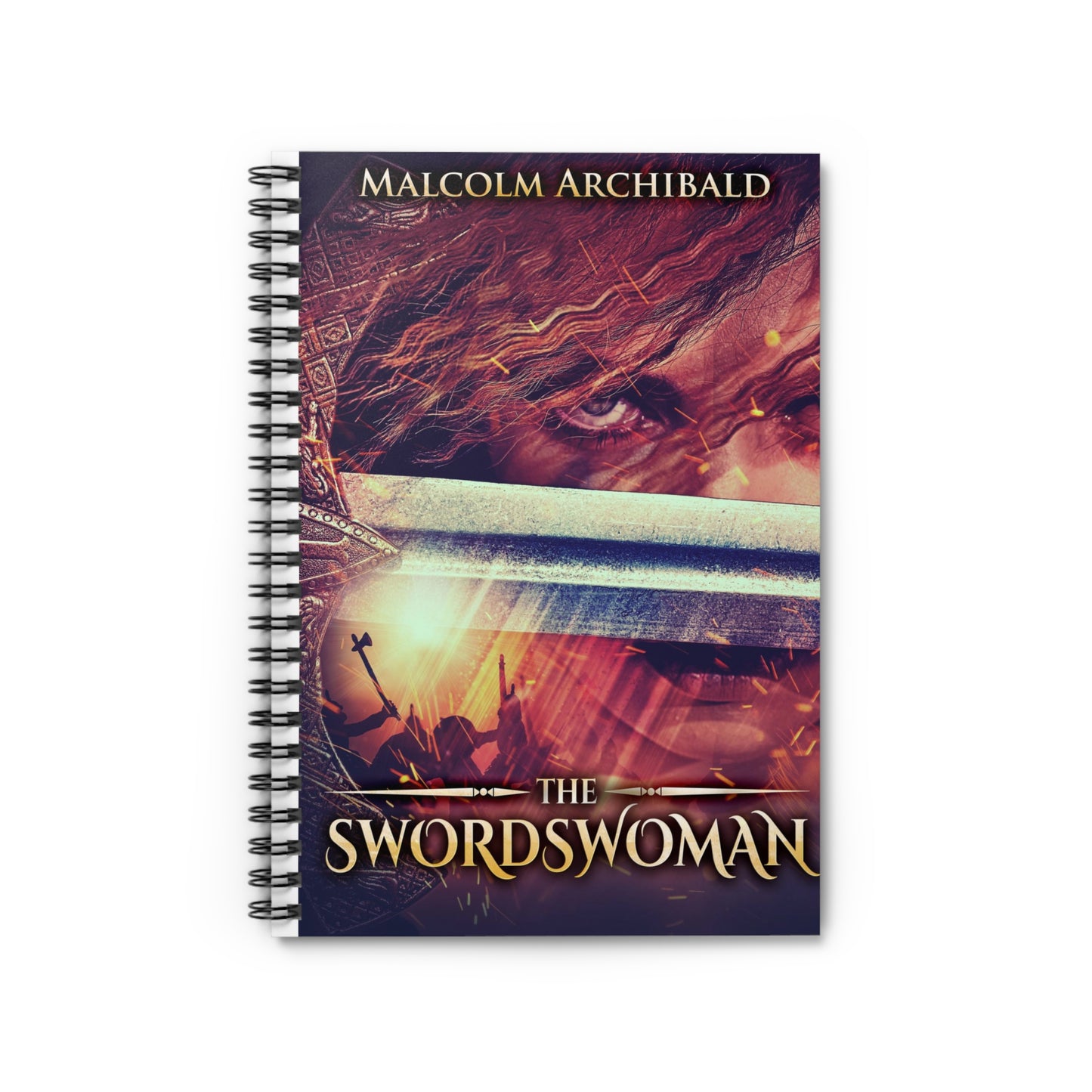 The Swordswoman - Spiral Notebook