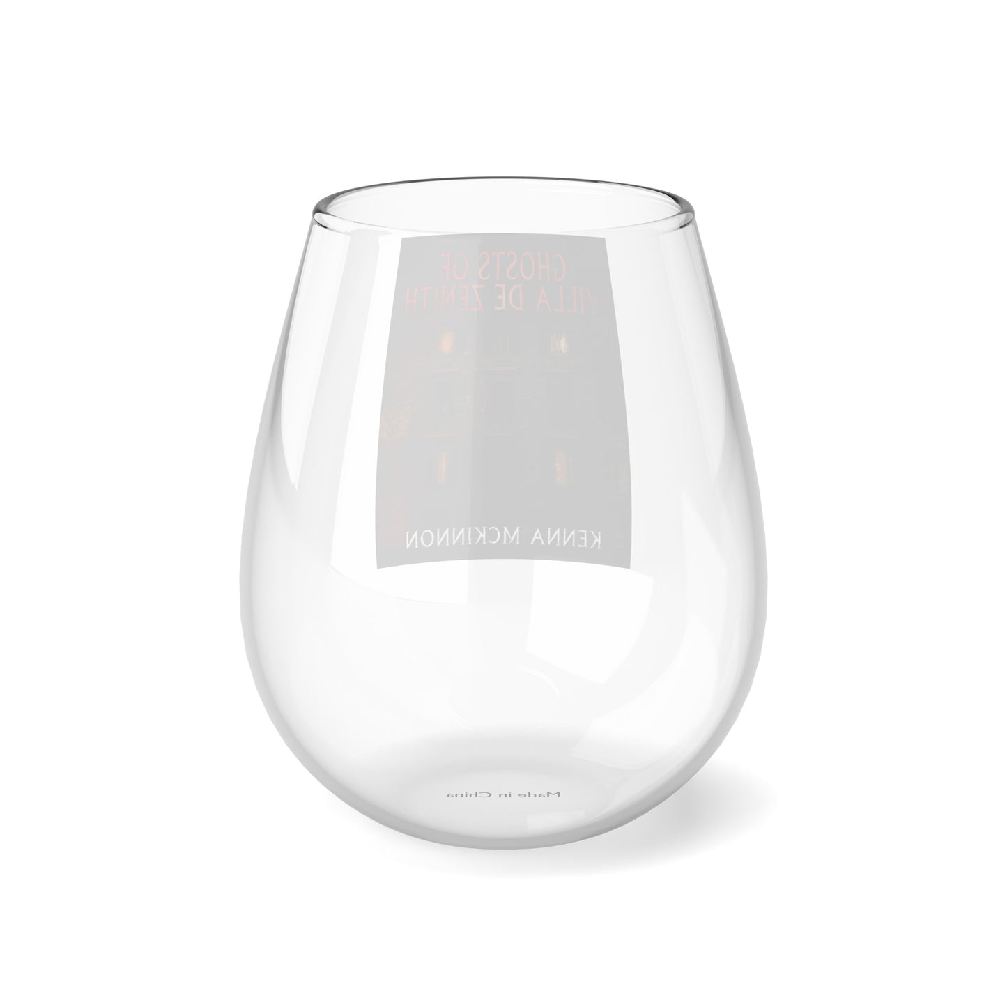 Ghosts of Villa de Zenith - Stemless Wine Glass, 11.75oz