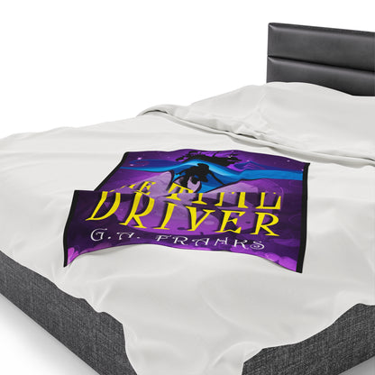 The Time Driver - Velveteen Plush Blanket