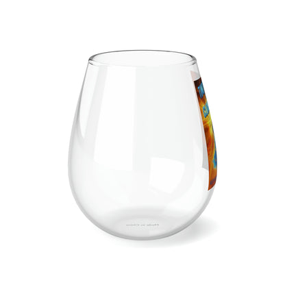 Timothie Hill and the Cloak of Power - Stemless Wine Glass, 11.75oz