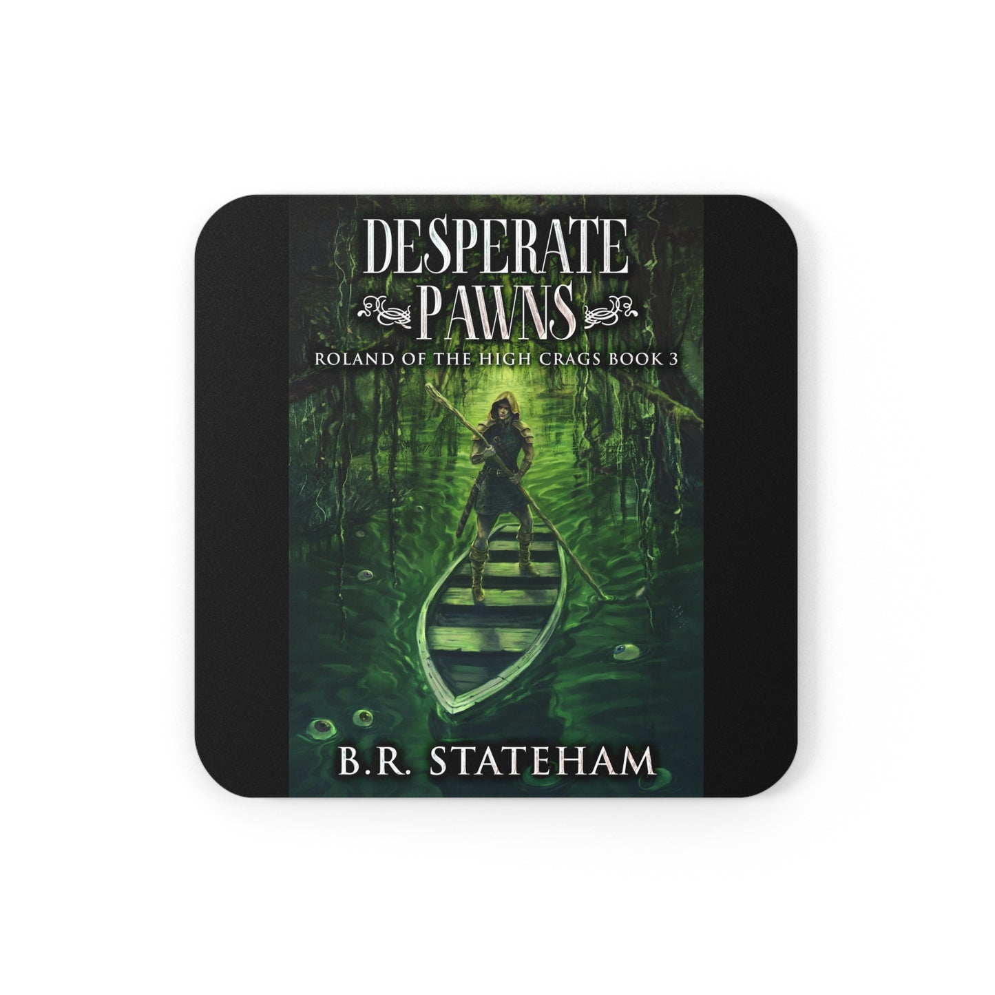 Desperate Pawns - Corkwood Coaster Set