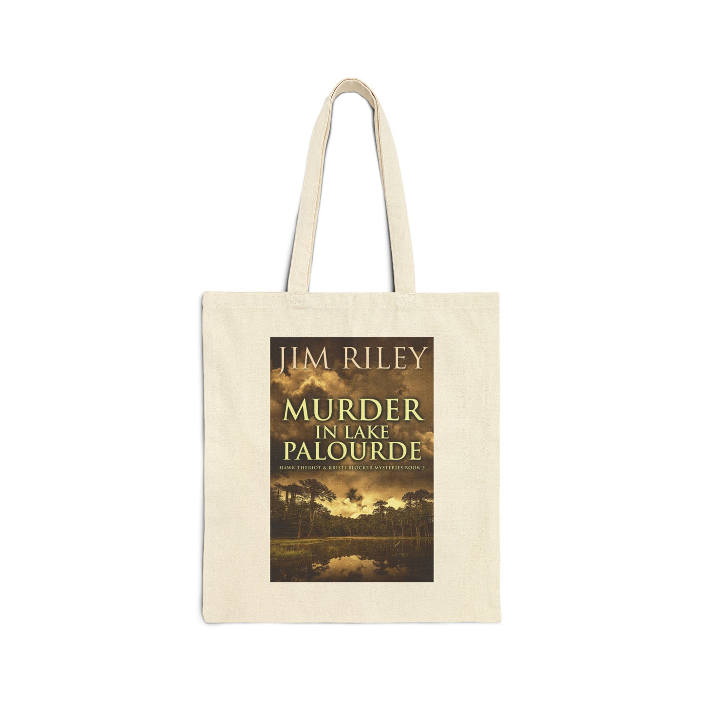 Murder in Lake Palourde - Cotton Canvas Tote Bag