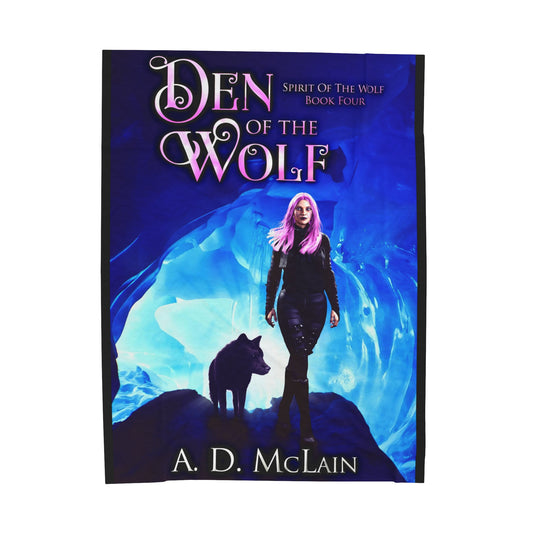 Den Of The Wolf - Velveteen Plush Blanket