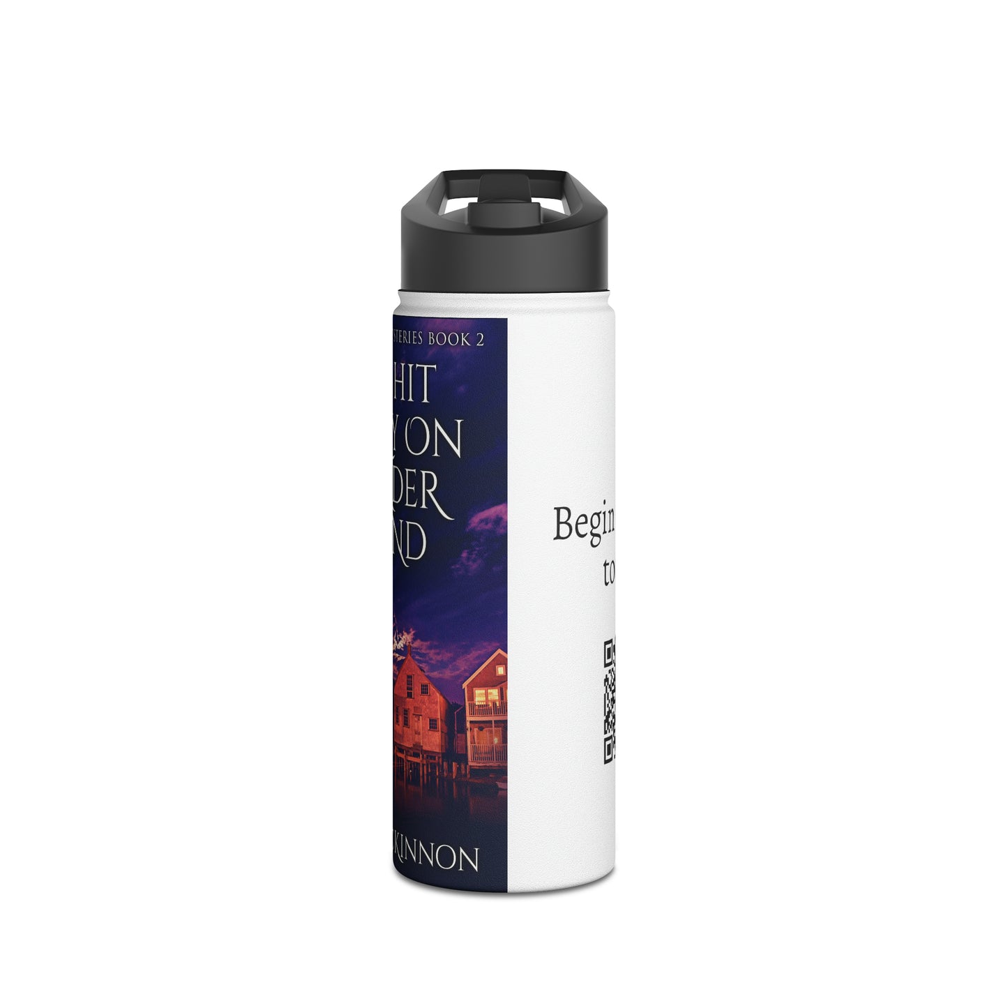 Batshit Crazy On Murder Island - Stainless Steel Water Bottle