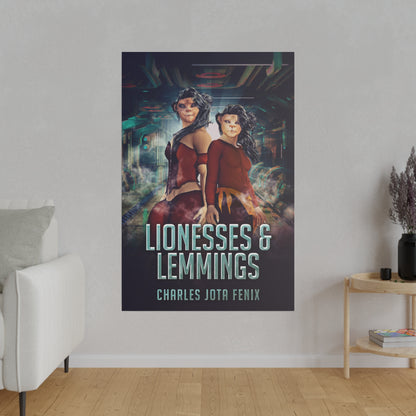 Lionesses & Lemmings - Canvas