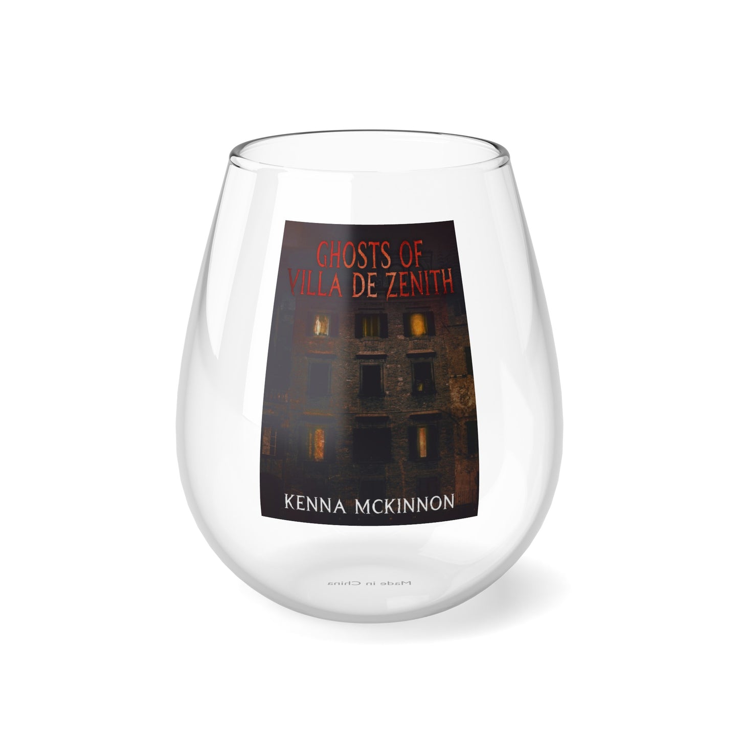 Ghosts of Villa de Zenith - Stemless Wine Glass, 11.75oz