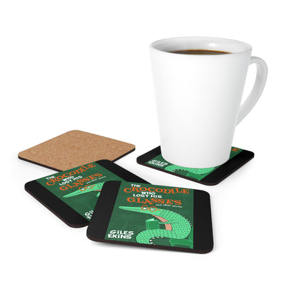 The Crocodile Who Lost His Glasses - Corkwood Coaster Set