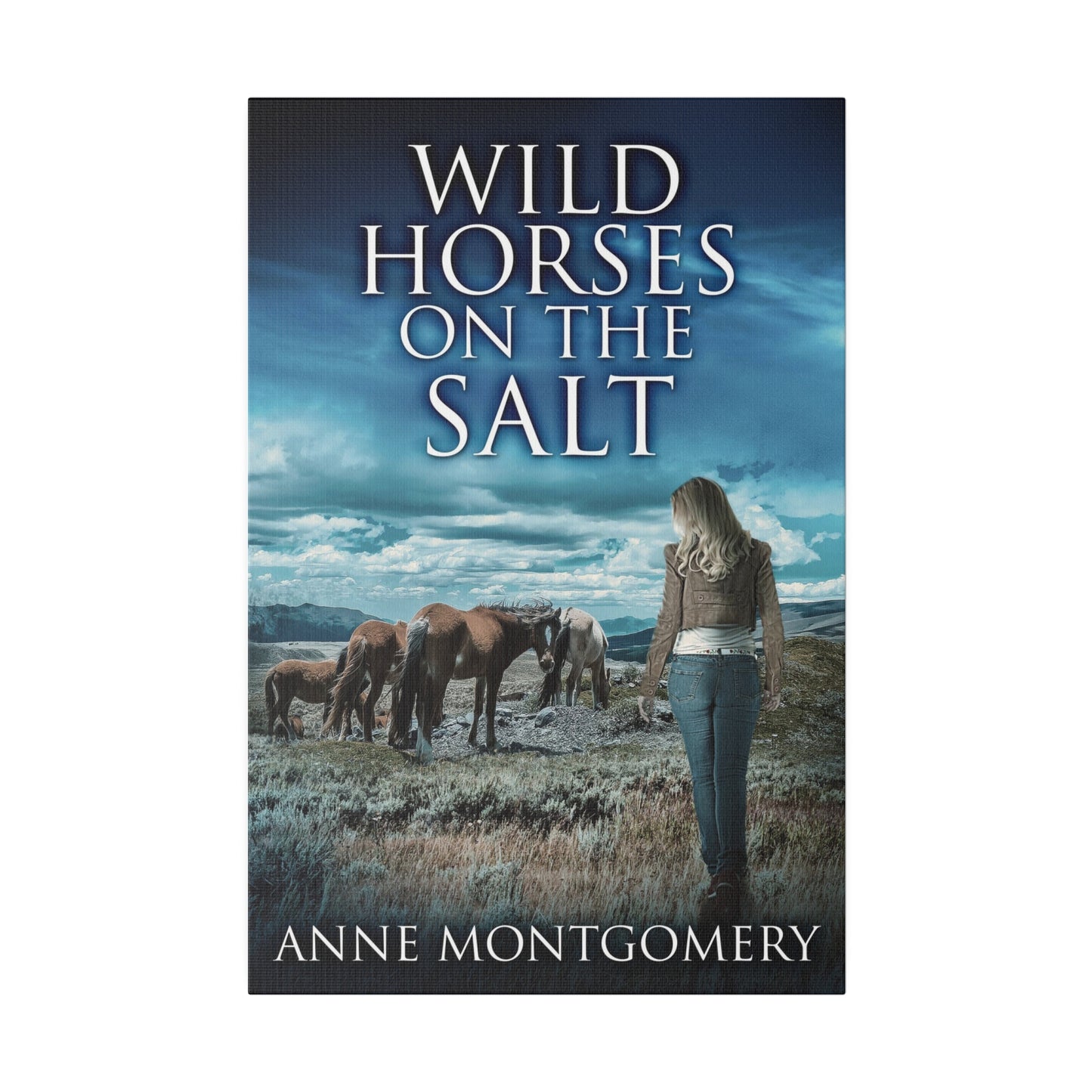 Wild Horses On The Salt - Canvas