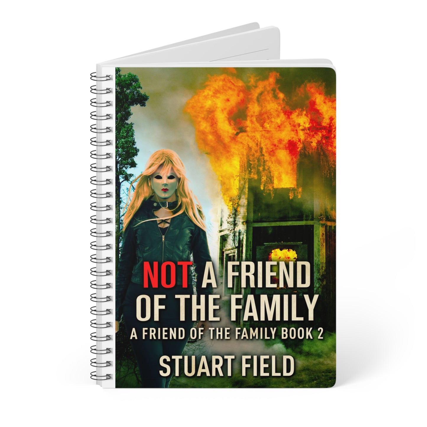 Not A Friend Of The Family - A5 Wirebound Notebook