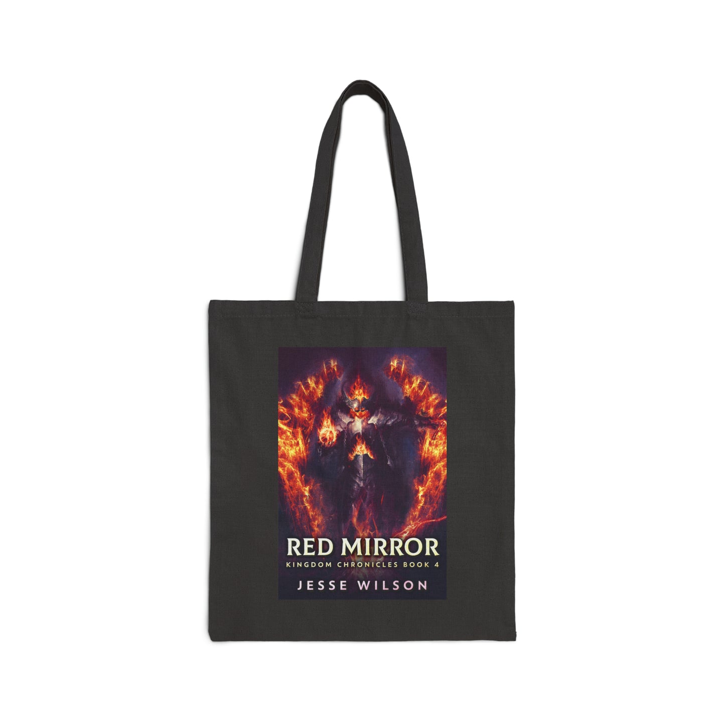 Red Mirror - Cotton Canvas Tote Bag