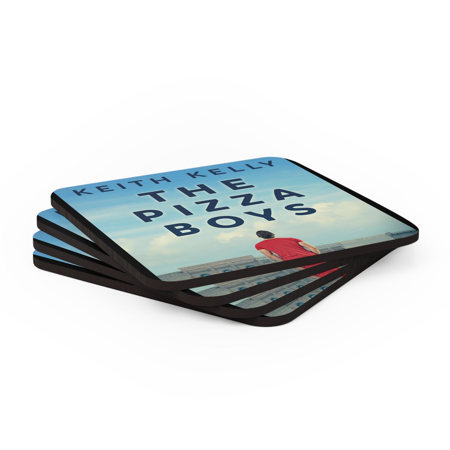 The Pizza Boys - Corkwood Coaster Set