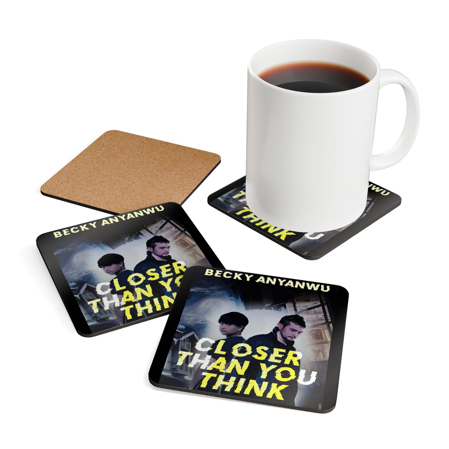 Closer Than You Think - Corkwood Coaster Set