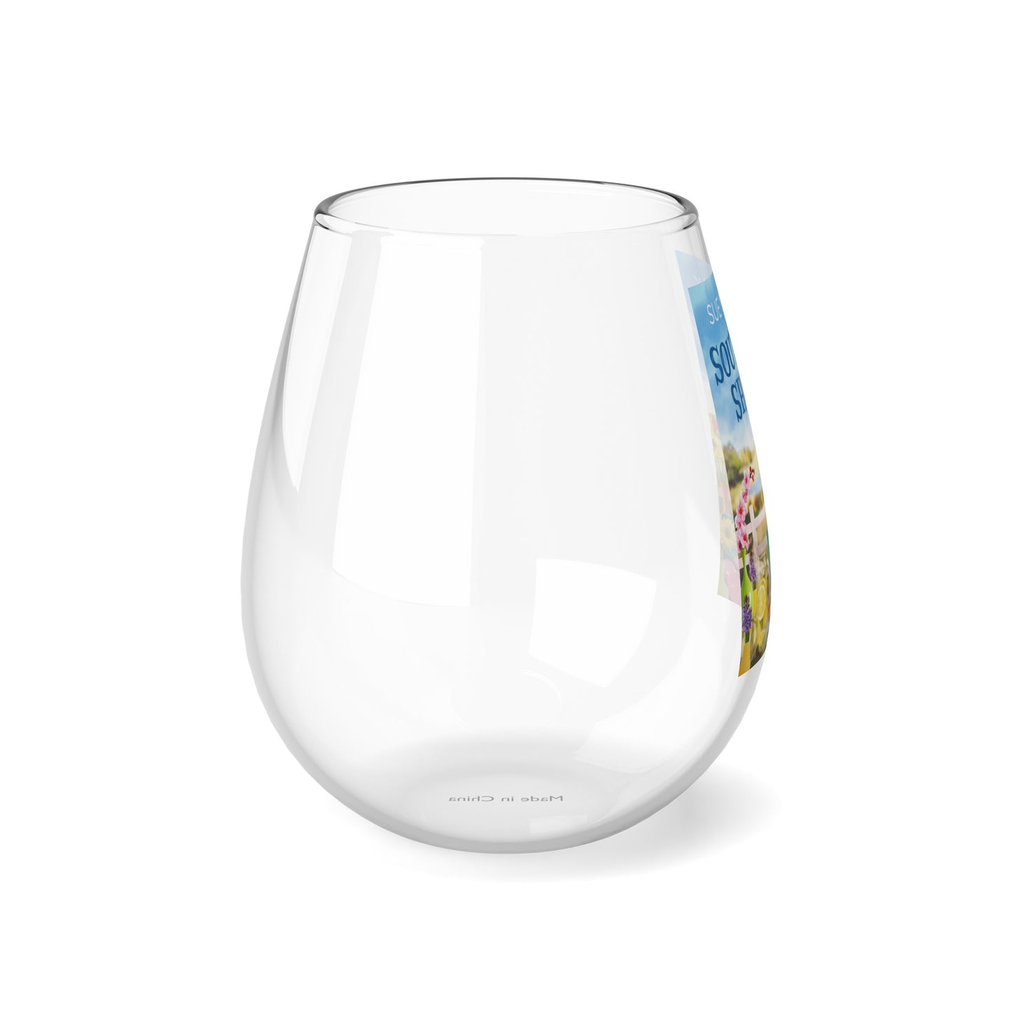 Southern Shorts - Stemless Wine Glass, 11.75oz