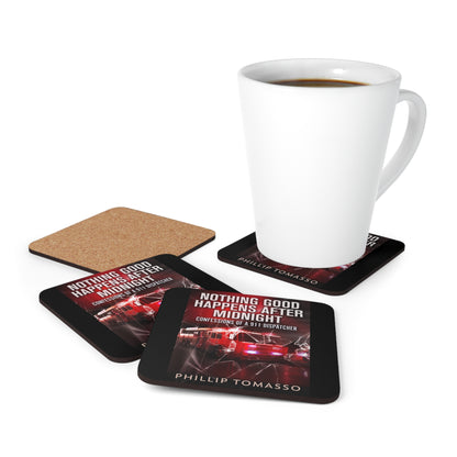 Nothing Good Happens After Midnight - Corkwood Coaster Set