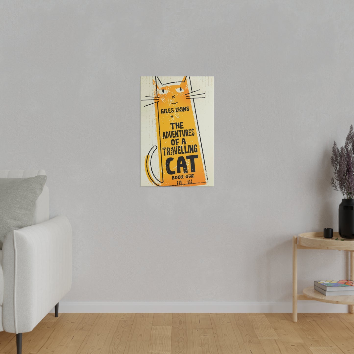 The Adventures Of A Travelling Cat - Canvas