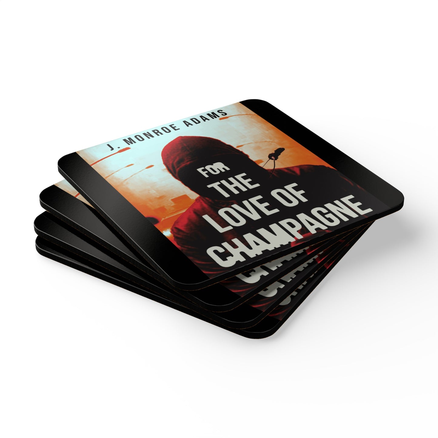 For The Love Of Champagne - Corkwood Coaster Set