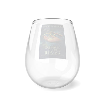 Hands of the Carver - Stemless Wine Glass, 11.75oz