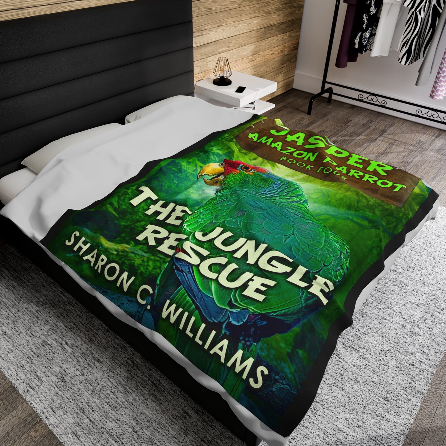 The Jungle Rescue - Velveteen Plush Blanket