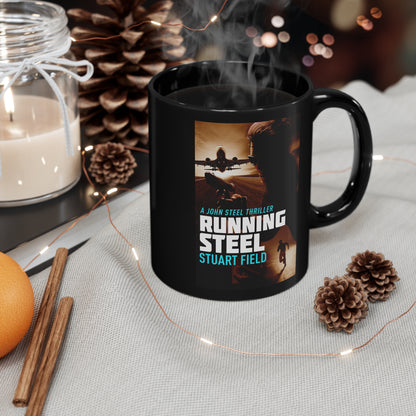 Running Steel - Black Coffee Mug