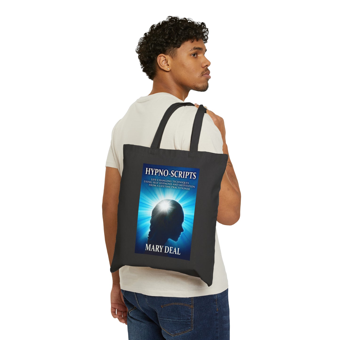 Hypno-Scripts - Cotton Canvas Tote Bag