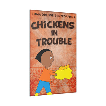 Chickens In Trouble - Canvas